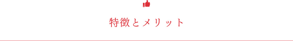 特徴とメリット